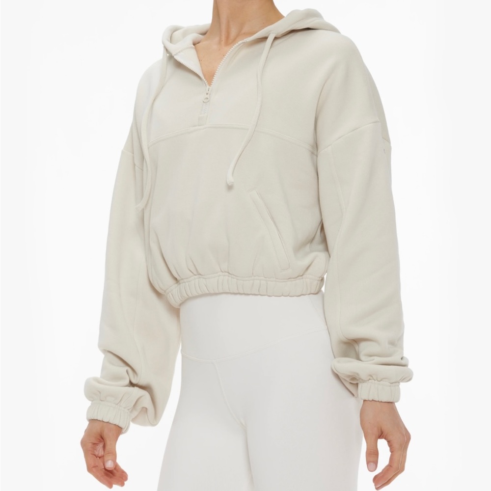 Alo stadium half zip hoodie